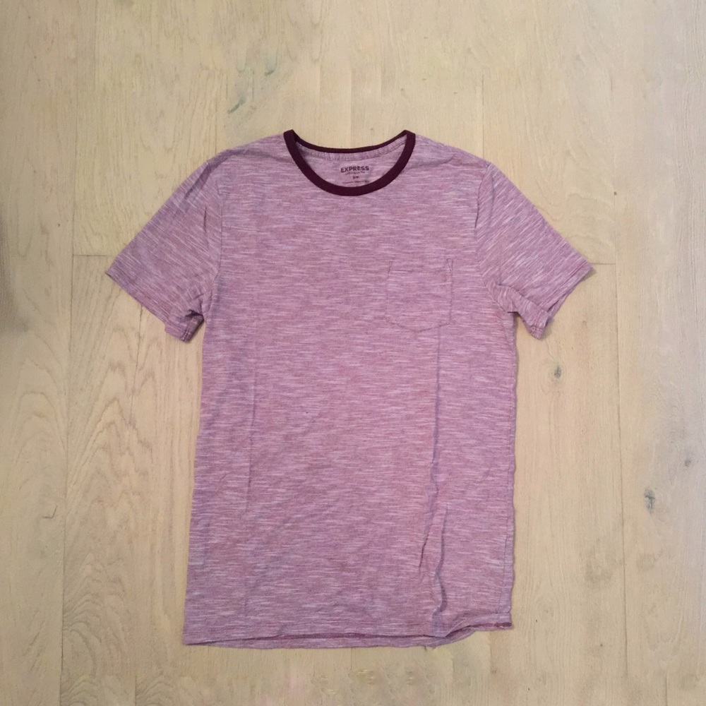 EXPRESS Men’s Red/Burgundy tee shirt